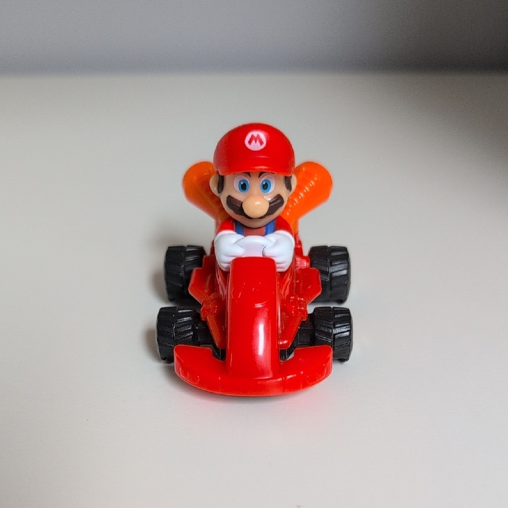 🩷4/$20🩷 Mariokart Mario Wheelie Car, Nintendo McDonald's Toy 2022
